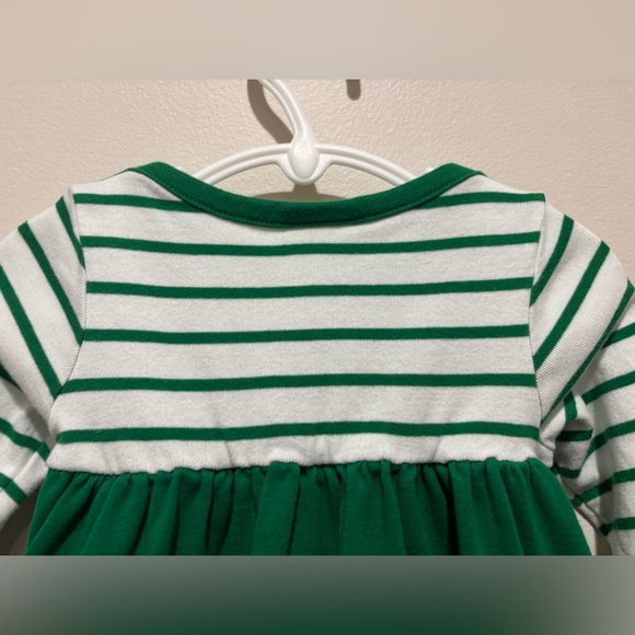 Hanna Andersson Christmas Winter Green White Peppermint Dress, 12-18 Months - Picture 11 of 14